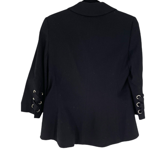 NWT $375 DONNA DEGNAN 3/4 RIBBON TIE SLEEVES - Picture 8 of 8